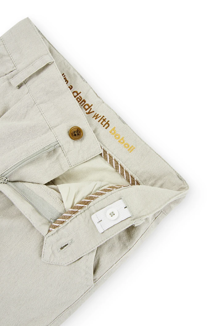 Linen trousers for boy
