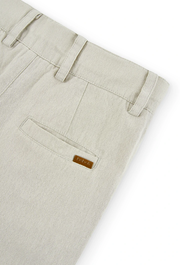 Linen trousers for boy