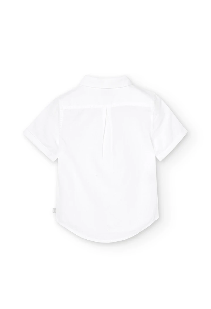 Linen shirt short sleeves for boy