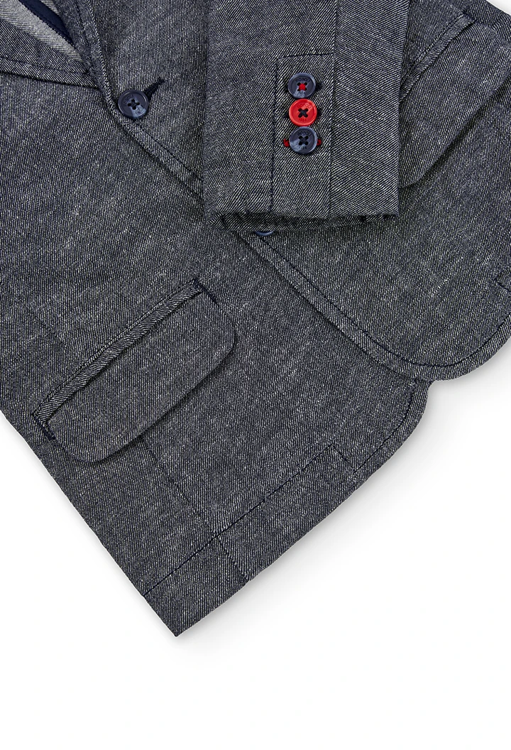 Blazer en lin jean pour garçon
