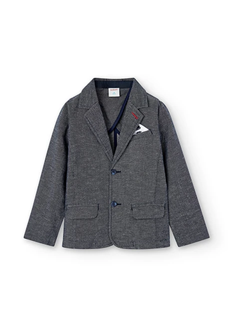 Blazer en lin jean pour garçon