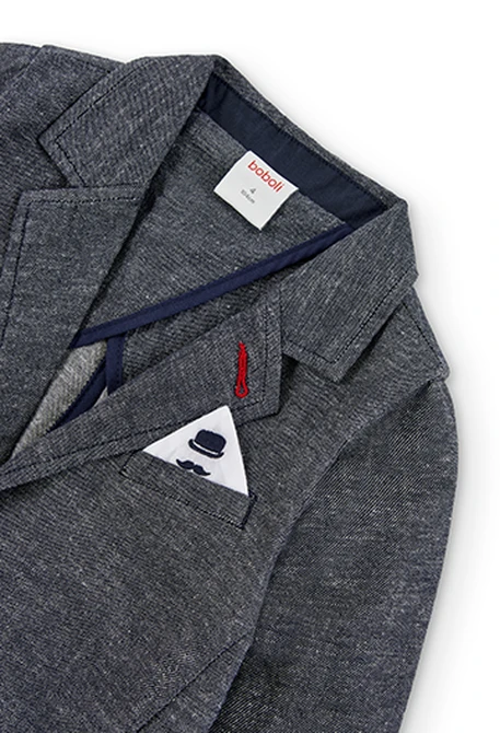 Blazer en lin jean pour garçon