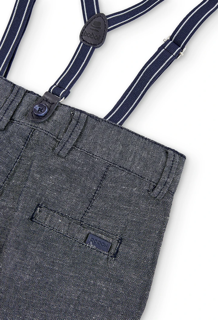 Hose leinen denim für junge