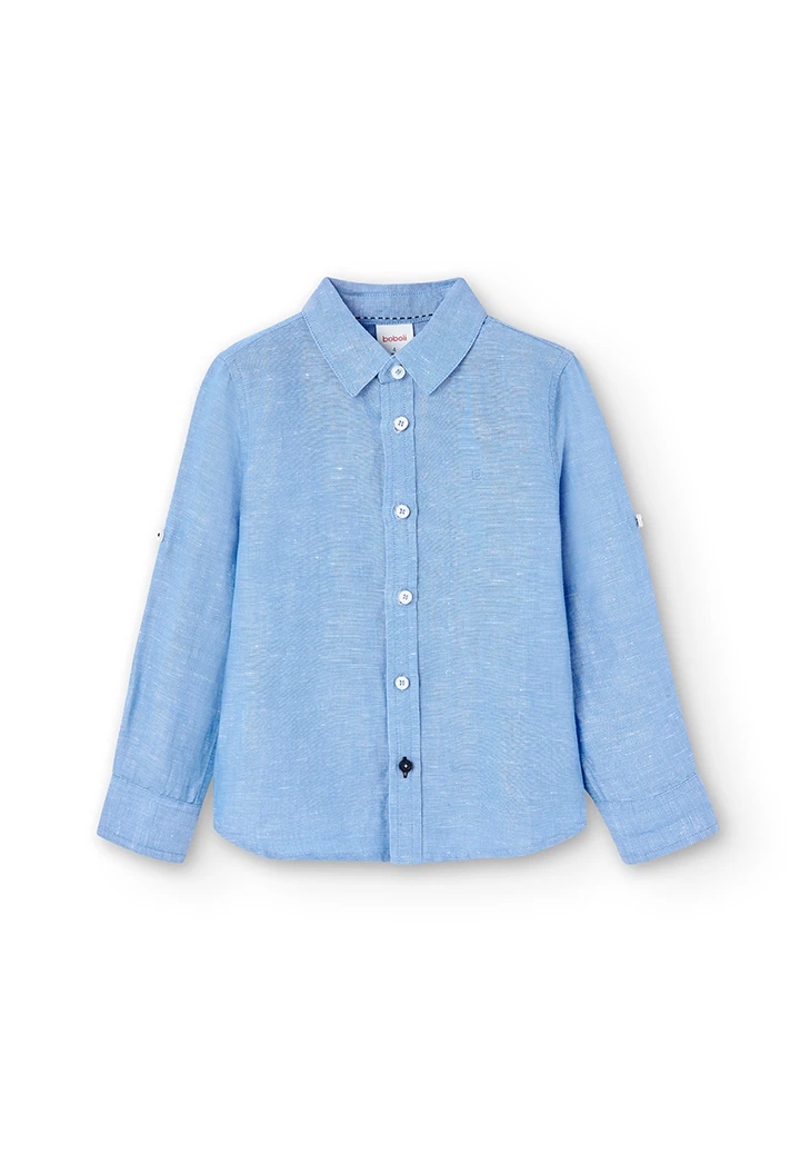 Linen shirt long sleeves for boy