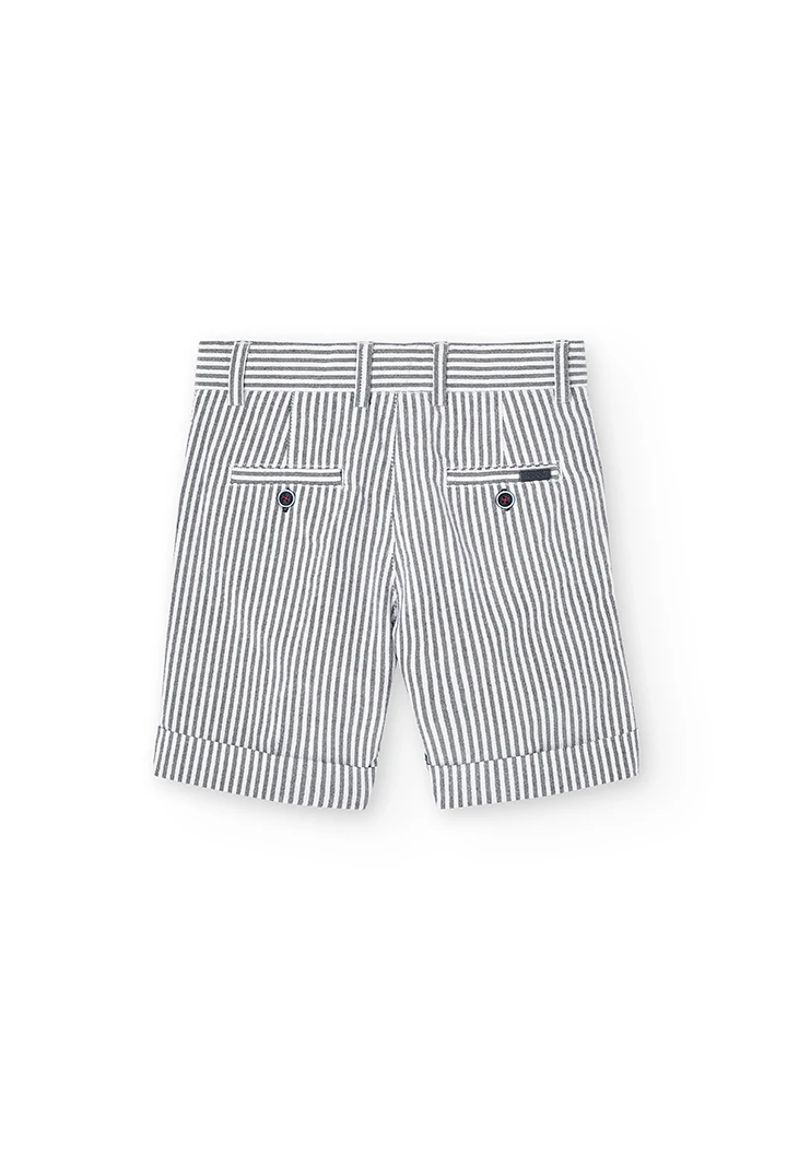 Oxford kurze hose gestreift für junge