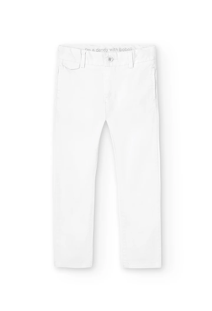 Pantalón satén elástico de niño