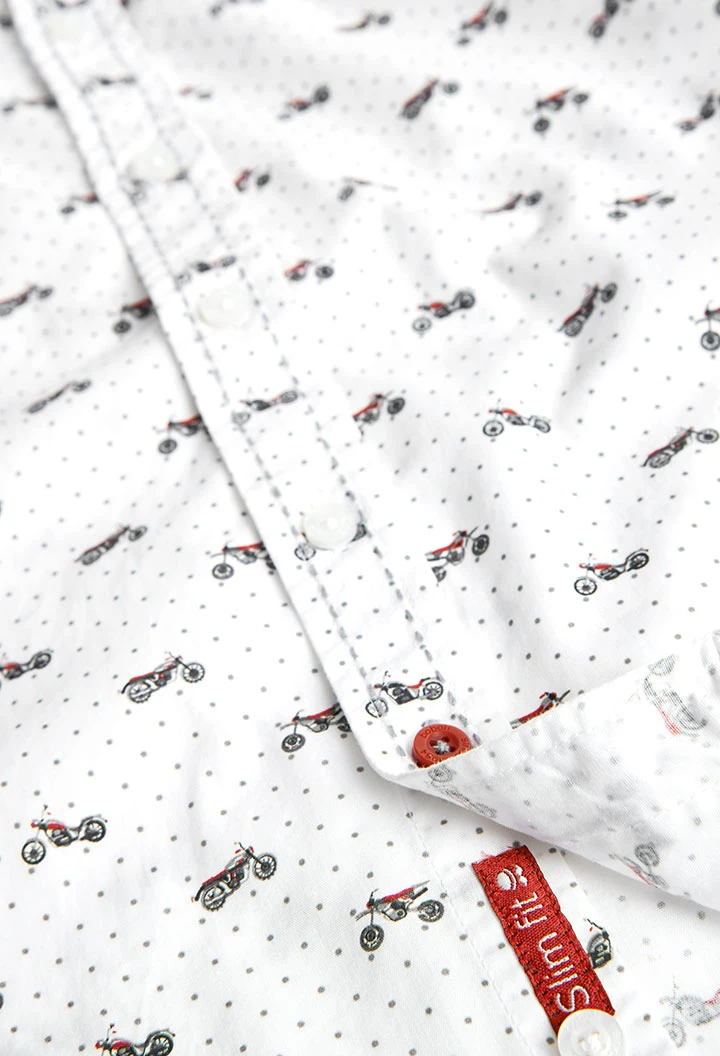 Chemise en popeline pour garçon