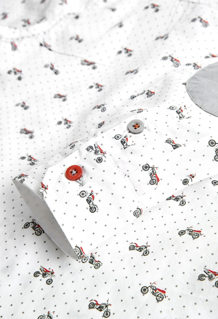 Chemise en popeline pour garçon