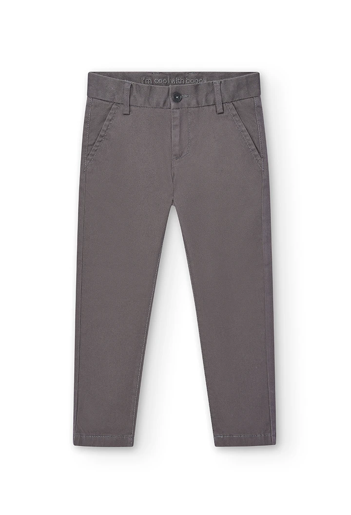 Pantalon stretch en satin pour garçon -BCI