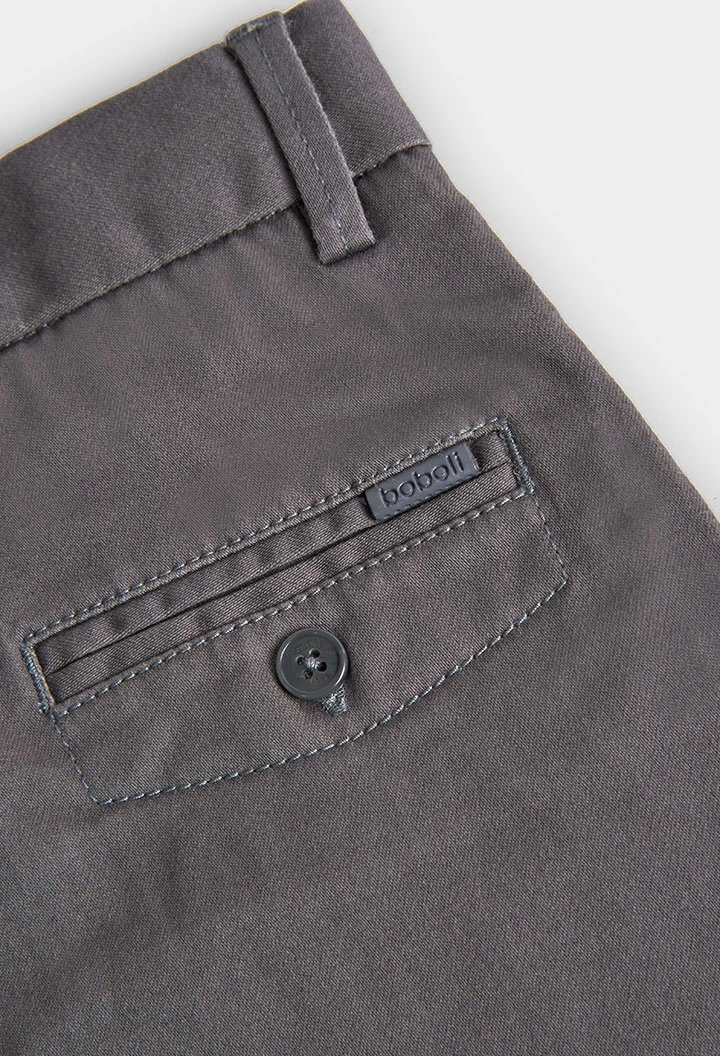 Pantalon stretch en satin pour garçon -BCI