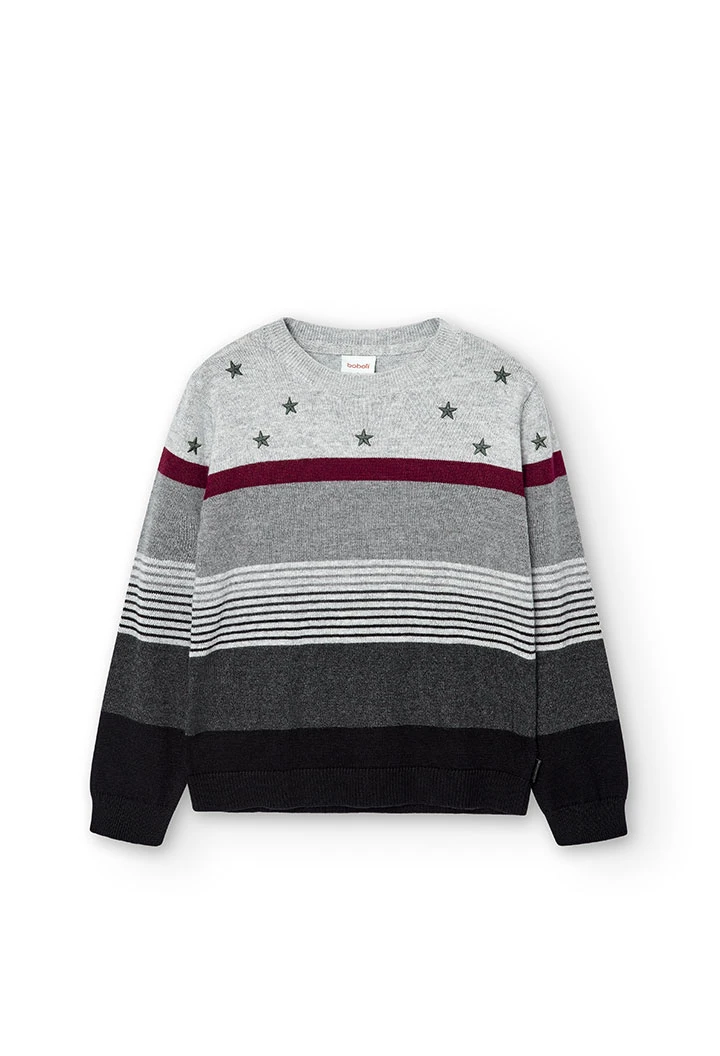 Pull à rayures pour garçon