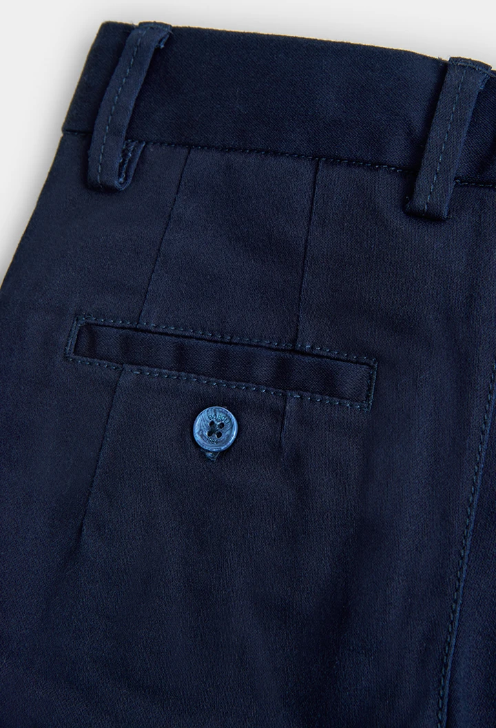 Pantalon stretch en satin pour garçon