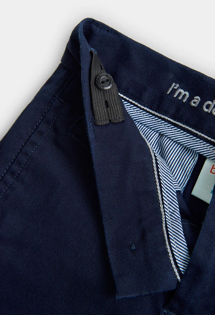 Pantalon stretch en satin pour garçon