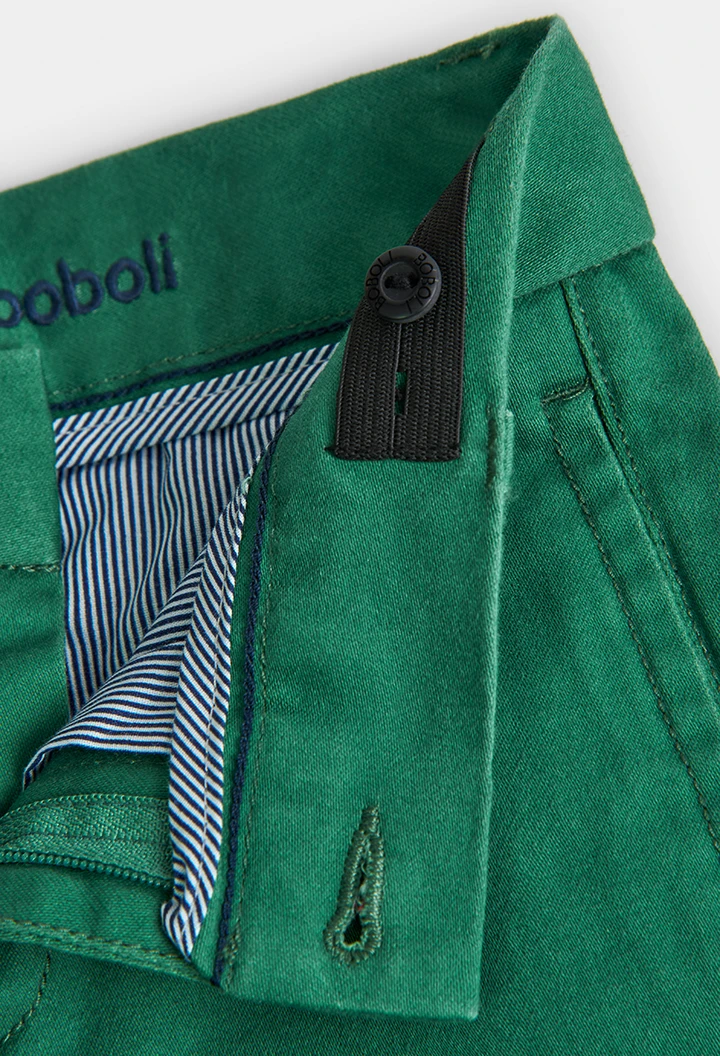 Pantalon stretch en satin pour garçon