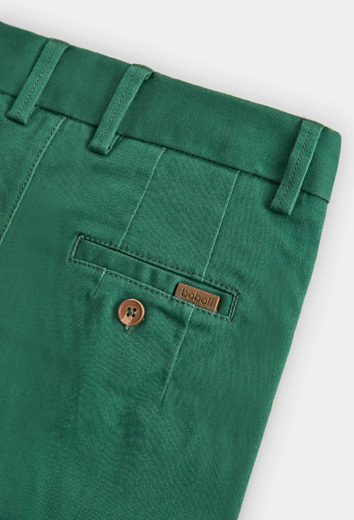 Pantalon stretch en satin pour garçon