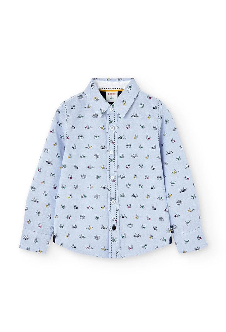Chemise oxford manche longue pour garçon