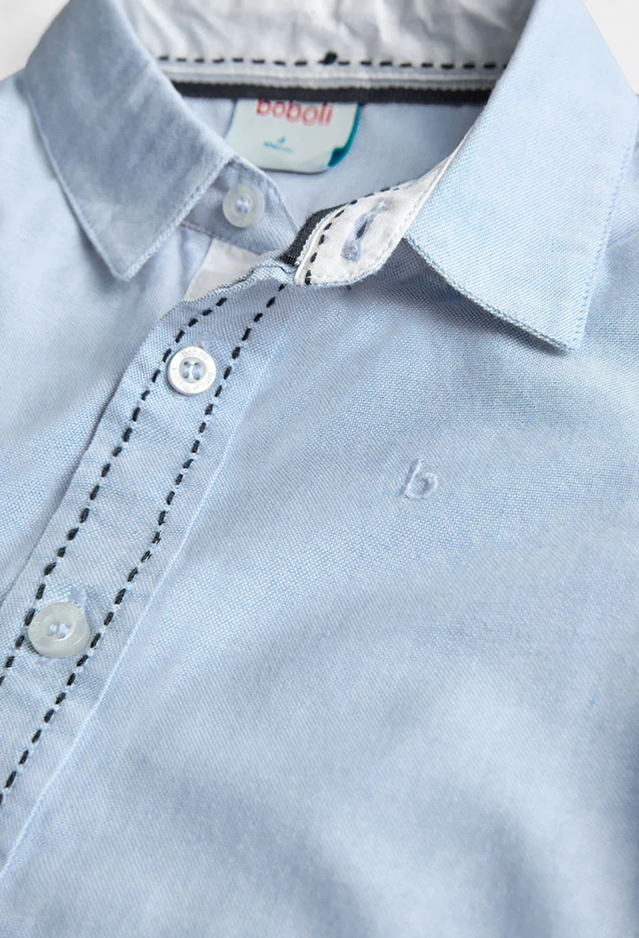 Camisa oxford manga larga de niño