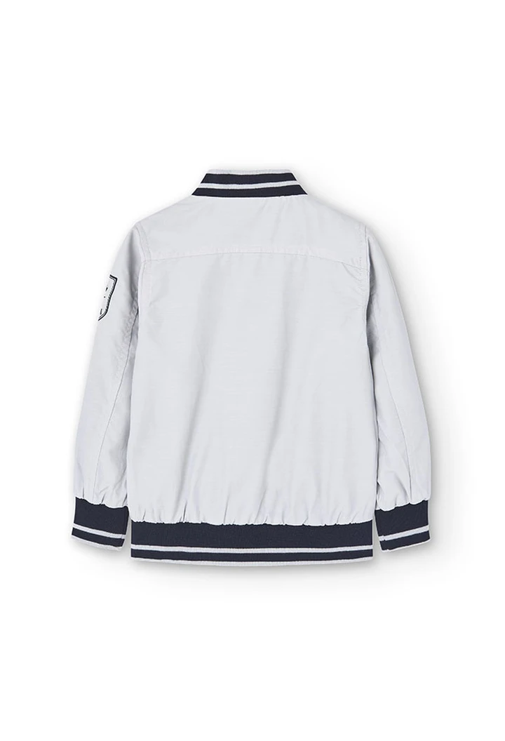 Veste en tissu technique pour garçon en vert