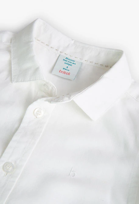 White linen boy's shirt