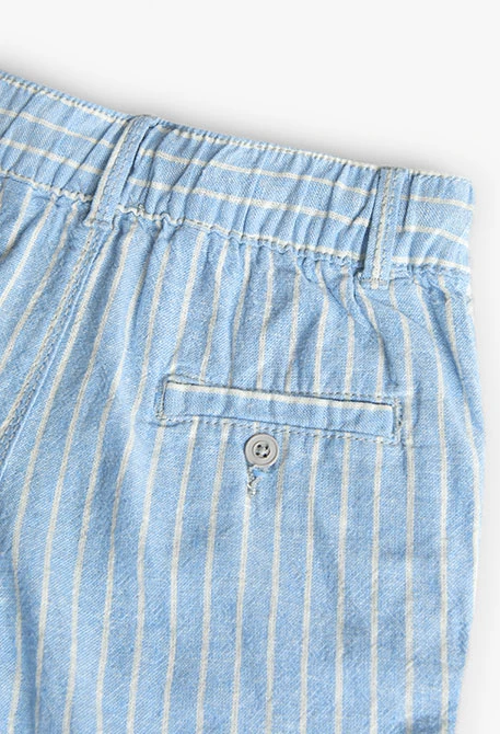 Sommer Set Für Jungen: Dino-Shorts + Gestreiftes T-Shirt - Bequeme Baumwollmischung Für Baby & Kleinkind