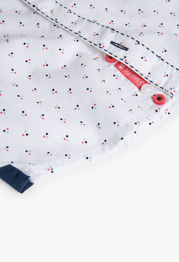 Chemise imprimée en popeline pour garçon