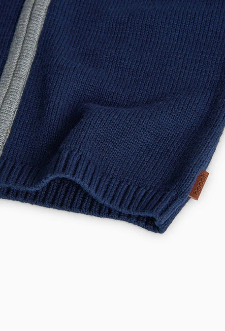 Strickjacke für Jungen in Marineblau