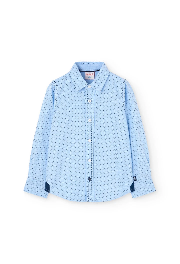 Camicia oxford stampata per bambino