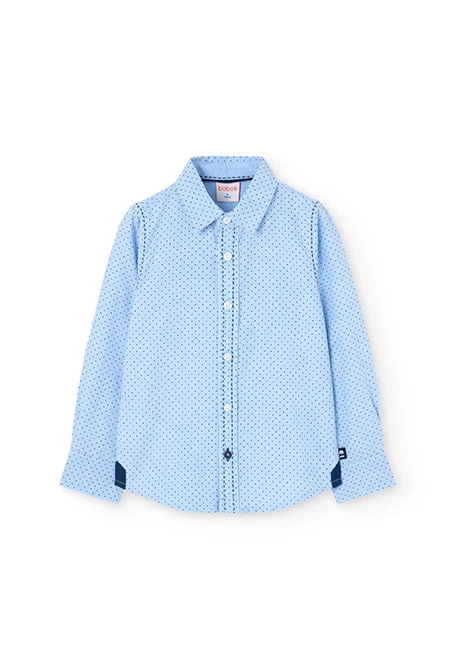 Camicia oxford stampata per bambino