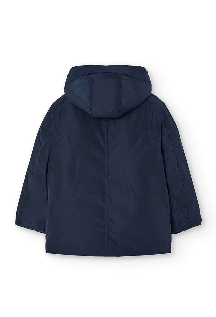 Parka per bambino in blu navy