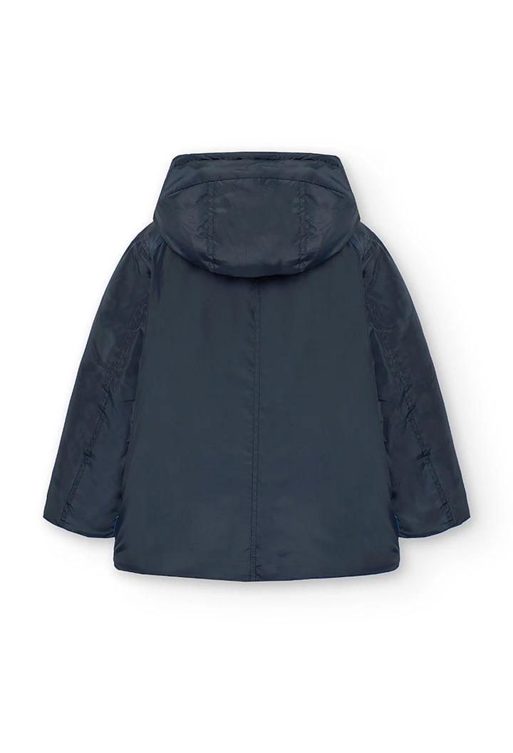 Navy blue parka for boy