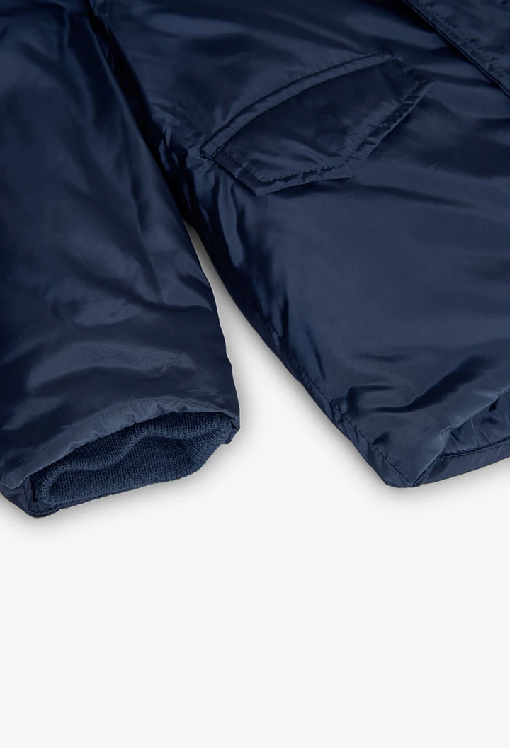 Parka per bambino in blu navy