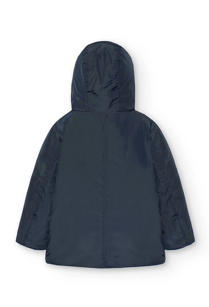 Parka per bambino in blu navy