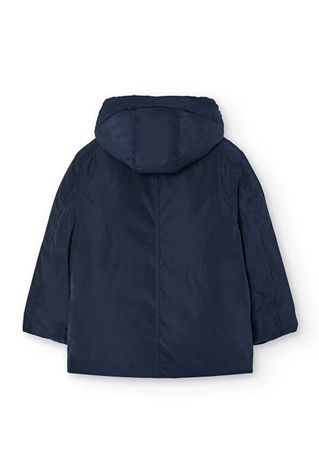 Navy blue parka for boy