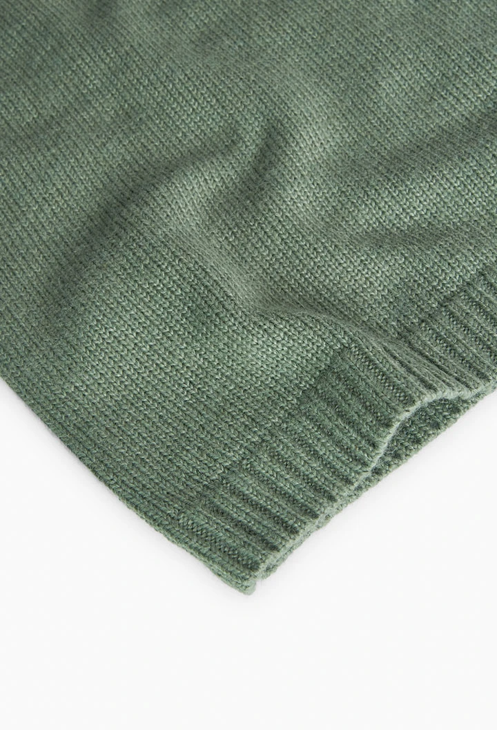 Maglione in tricot per bambino in verde 