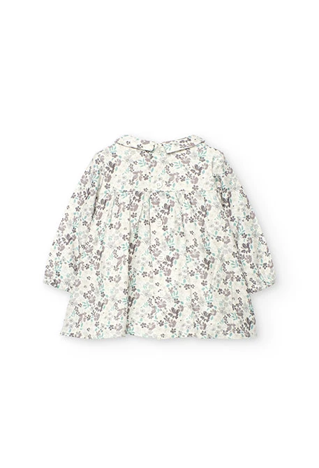 Robe en tricot à fleurs pour bébé
