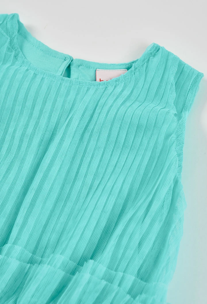 Vestido azul  de tul