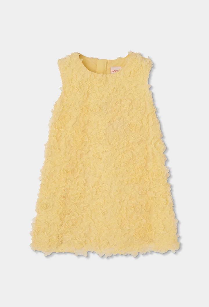 Yellow tulle dress