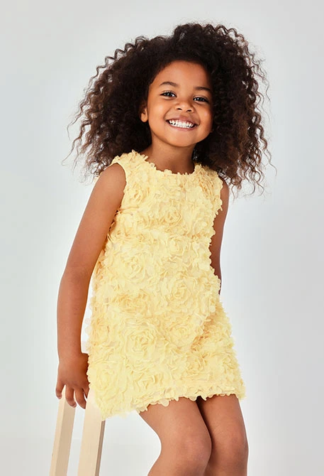 Abito in tulle giallo