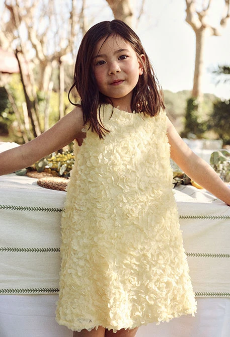 Abito in tulle giallo