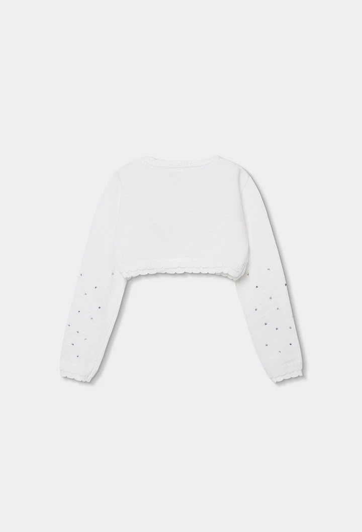 Chaqueta niña blanco