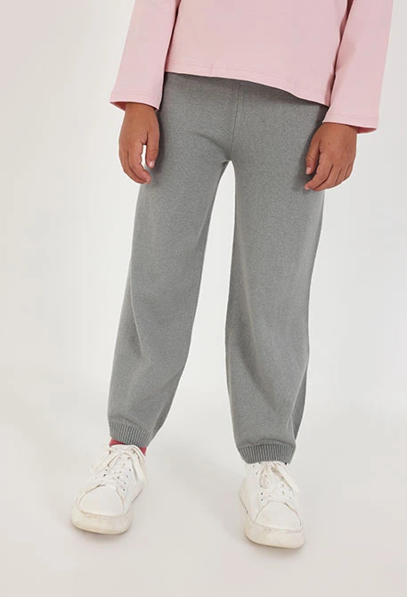 Pantalone grigio bambina