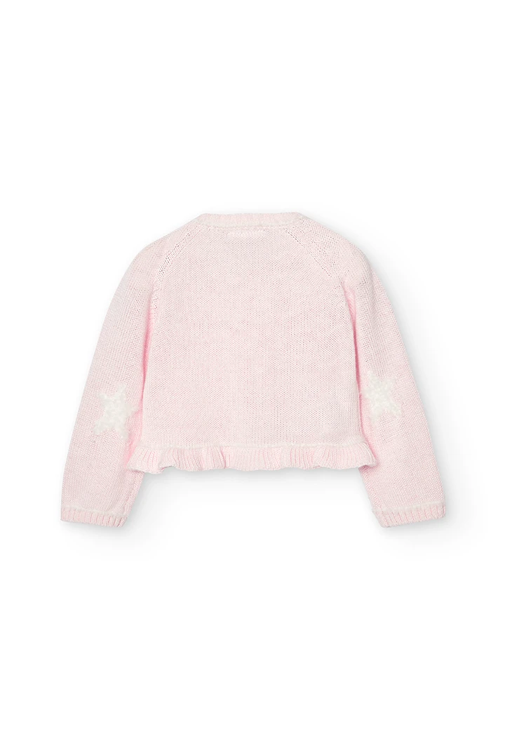 Casaco tricot para o bebé menina -BCI