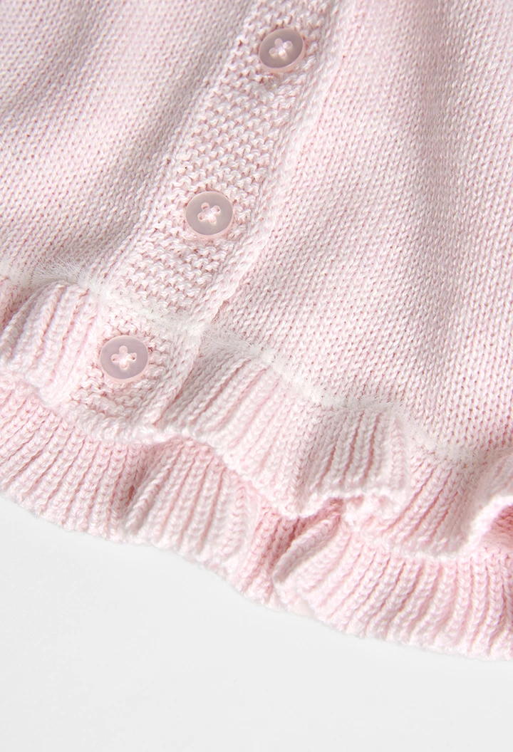 Casaco tricot para o bebé menina -BCI
