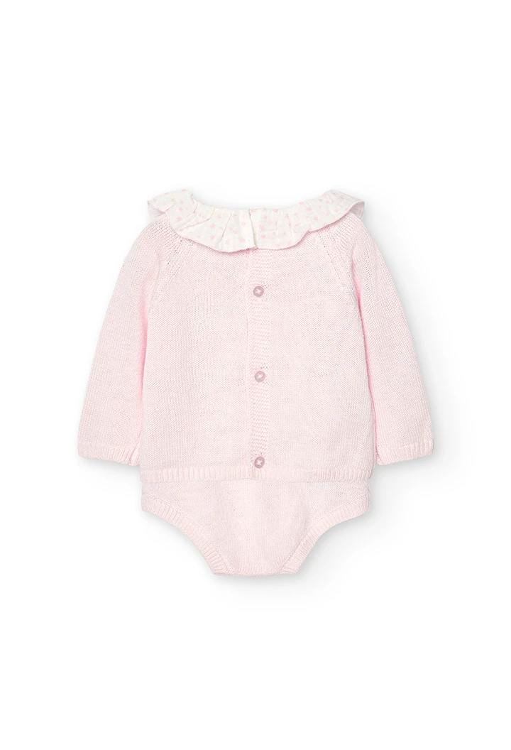 Pack en tricot pour bébé fille -BCI