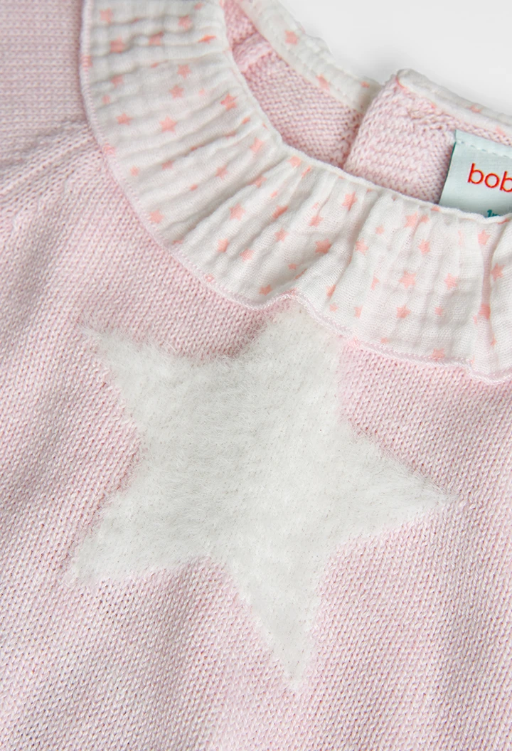 Pack tricotosa de bebé niña rosa-BCI