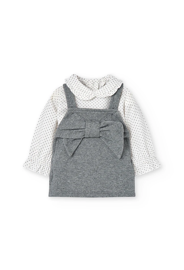 Pack en tricot bi matiere pour bébé -BCI