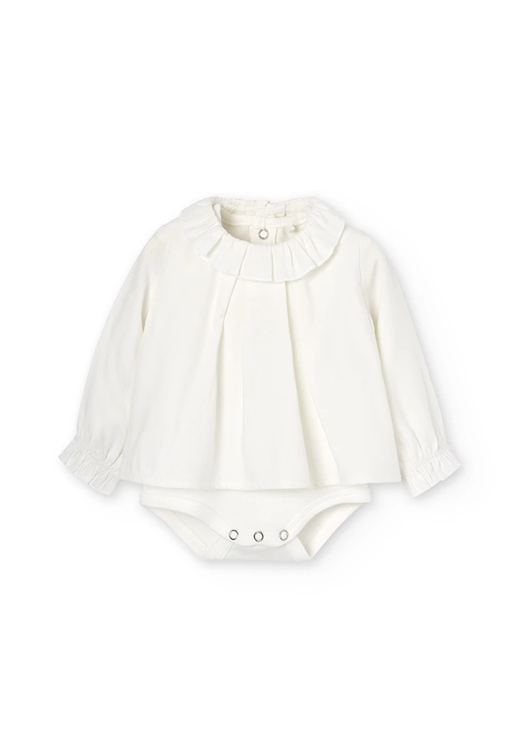 Pack en tricot bi matiere pour bébé -BCI