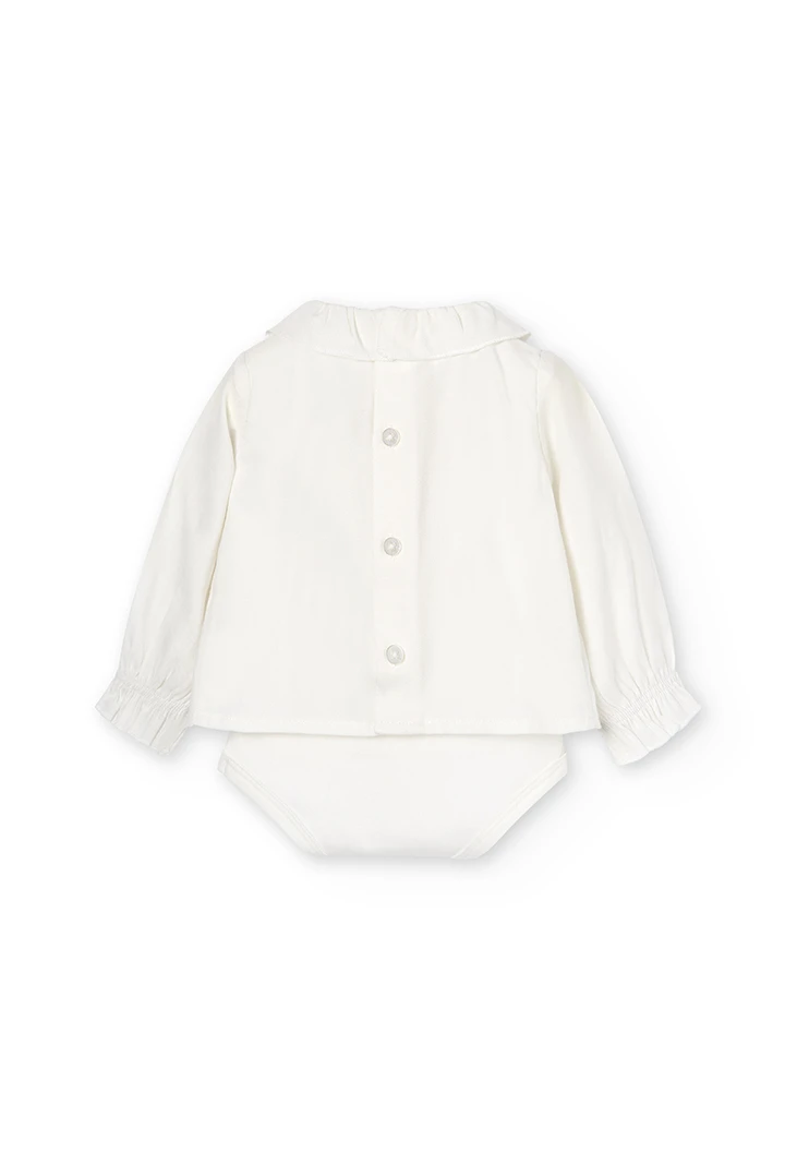 Pack en tricot bi matiere pour bébé -BCI