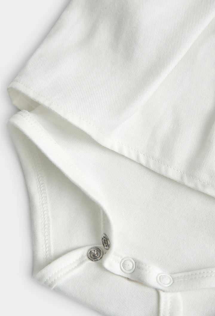 Blouse bi matiere pour bébé fille -BCI