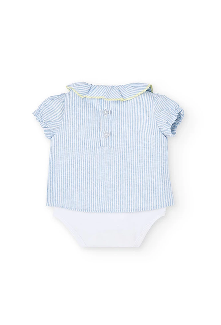 Pack combiné rayé pour bébé fille